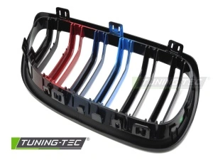 Grila dubla BMW E92 E93 NFL M-Power negru lucios - Img 6