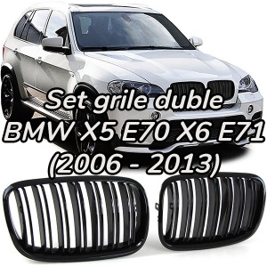 Grila dubla BMW X5 E70 X6 E71 M-LOOK
