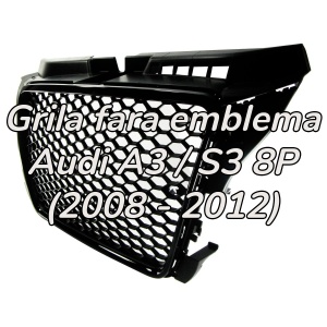 Grila fara emblema Audi A3 8P (2008 - 2012) 'RS Style' PDC