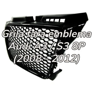 Grila fara emblema Audi A3 8P (2008 - 2012) 'RS Style' PDC