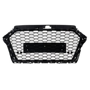 Grila fara emblema Audi A3 S3 8V negru lucios (2017 - 2020) PDC - Img 5