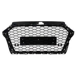Grila fara emblema Audi A3 S3 8V negru lucios (2017 - 2020) PDC - Img 5