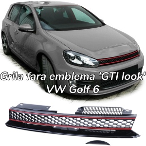 Grila sport fara emblema VW Golf 6 RS 'GTI look' fagure