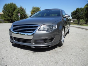 Grila sport fara emblema VW Passat B6 3C crom negru - Img 6