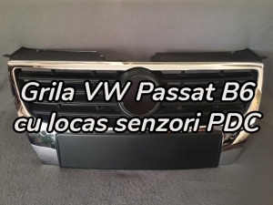 Grila VW Passat B6 3C cu locas senzori PDC