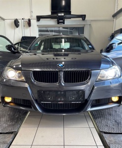 Proiectoare ceata 'bara M' BMW E90 E91 E60 E61 E63 E64 galben - Img 6