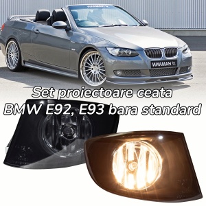Proiectoare ceata BMW E92 E93 fumuriu