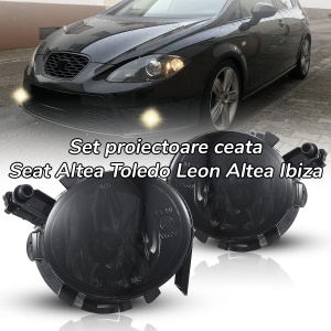 Proiectoare ceata Seat Altea Toledo Leon Ibiza fumuriu
