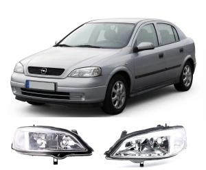 Set faruri Opel Astra G look crom