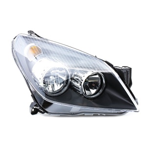 Set faruri Opel Astra H, GTC, Twintop look negru - Img 3
