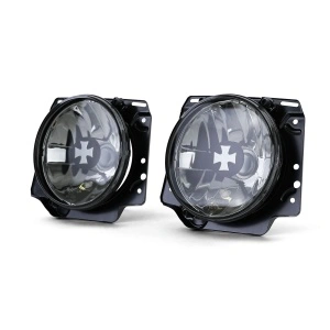 Set faruri VW Golf 2 MK2 fumuriu cu Iron Cross - Img 2