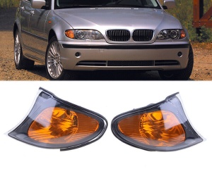 Set semnalizari BMW E46 FL facelift Black Rand portocaliu