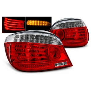 Set stopuri BMW E60 LED rosu clar - Img 2
