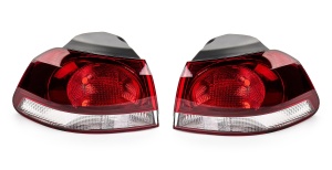 Set stopuri VW Golf 6 Dark Cherry Red rosu fumuriu - aripa