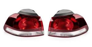 Set stopuri VW Golf 6 Dark Cherry Red rosu fumuriu - aripa