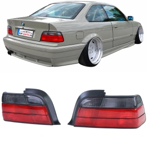 Stopuri BMW E36 coupe cabrio rosu fumuriu - Img 2
