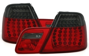 Stopuri BMW E46 cabrio NFL LED rosu fumuriu - Img 2