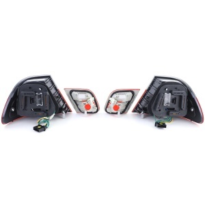Stopuri BMW E46 coupe NFL LED rosu clar - Img 6
