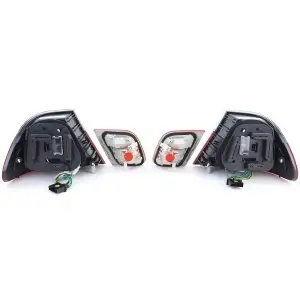 Stopuri BMW E46 coupe NFL LED rosu clar - Img 5