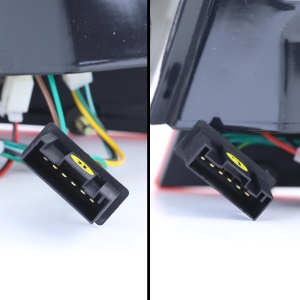 Stopuri BMW E46 NFL sedan LED rosu fumuriu - Img 6
