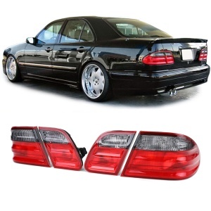 Stopuri Mercedes W210 sedan rosu fumuriu