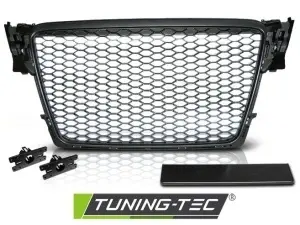 Grila Audi A4 S4 B8 (2008 - 2011) 'RS Style' negru mat - Img 2
