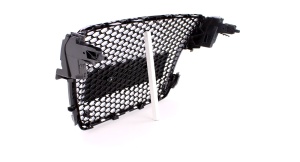 Grila Audi A5 8T (2007 - 2011) RS look negru lucios PDC - Img 4