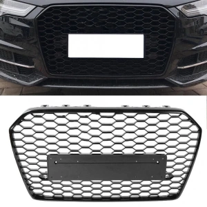 Grila Audi A6 C7 (2015 - 2018) RS Style negru lucios