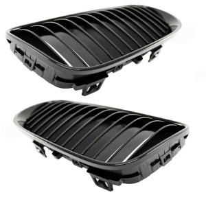 Grila BMW E92 E93 FL negru lucios - Img 5