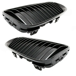 Grila BMW E92 E93 FL negru lucios - Img 4