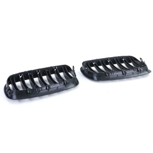 Grila BMW X5 E70, X6 E71 negru lucios - Img 5