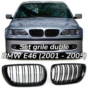 Grila dubla BMW E46 FL facelift (2001 - 2005) M-LOOK - Img 1
