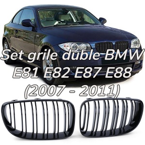 Grila dubla BMW E81 E82 E87 E88 FL (2007 - 2011) M-LOOK