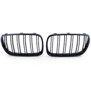 Grila dubla BMW E83 X3 (2007 - 2010) M-Look negru lucios - Img 5