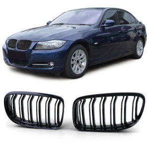Grila dubla BMW E90 E91 FL LCI M-LOOK - Img 2