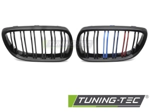 Grila dubla BMW E92 E93 NFL M-Power negru lucios - Img 3