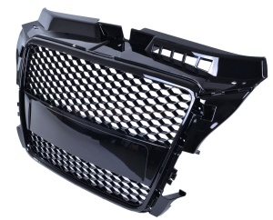 Grila fara emblema Audi A3 8P (2008 - 2012) 'RS Style' negru lucios - Img 3