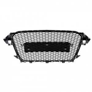 Grila fara emblema Audi A4 S4 B8 (2012 - 2015) 'RS Style negru' lucios PDC - Img 4