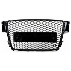 Grila fara emblema Audi A5 8T (2007 - 2011) 'RS Style' negru lucios PDC - Img 3