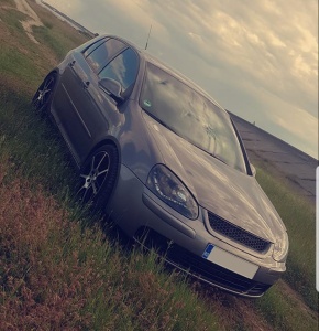 Grila sport fara emblema VW Golf 5 hatchback RS LOOK fagure - Img 4