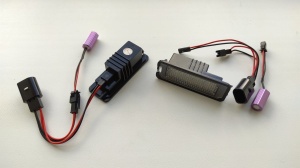 Iluminare numar VW Golf 4, Golf 5, Golf 6, Golf 7, EOS, Passat B6, CC, B7, Lupo, Beetle, Phaeton, Polo, Scirocco cu LED - Img 2