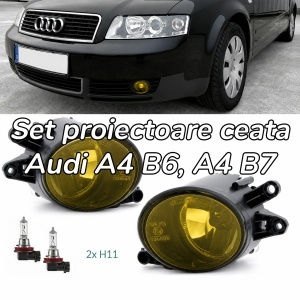 Proiectoare ceata Audi A4 B6 (8E) A4 B7 galben