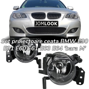 Proiectoare ceata 'bara M' BMW E90 E91 E60 E61 E63 E64 clar - Img 1