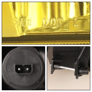Proiectoare ceata BMW E36 galben clar - Img 6