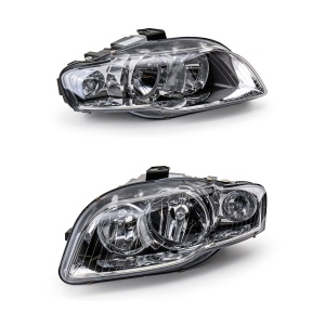 Set faruri Audi A4 B7 crom look