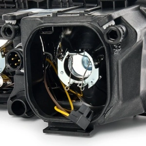 Set faruri BMW E36 look negru - Img 5