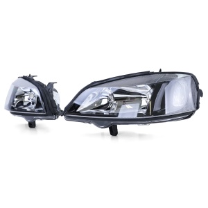 Set faruri Opel Astra G look negru - Img 3