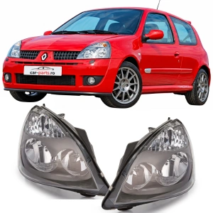 Set faruri Renault Clio II facelift look gri