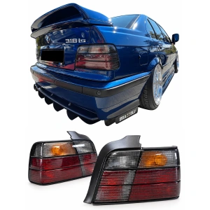 Set stopuri BMW E36 sedan fumuriu