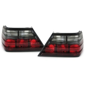 Set stopuri Mercedes W124 rosu fumuriu - Img 2